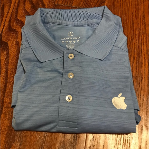 Apple employee polo shirt lands end - Picture 2 of 7